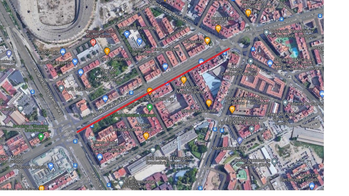 El segundo anillo ciclista de València avanza con la licitación de un nuevo tramo El segundo anillo ciclista de València avanza con la licitación de un nuevo tramo