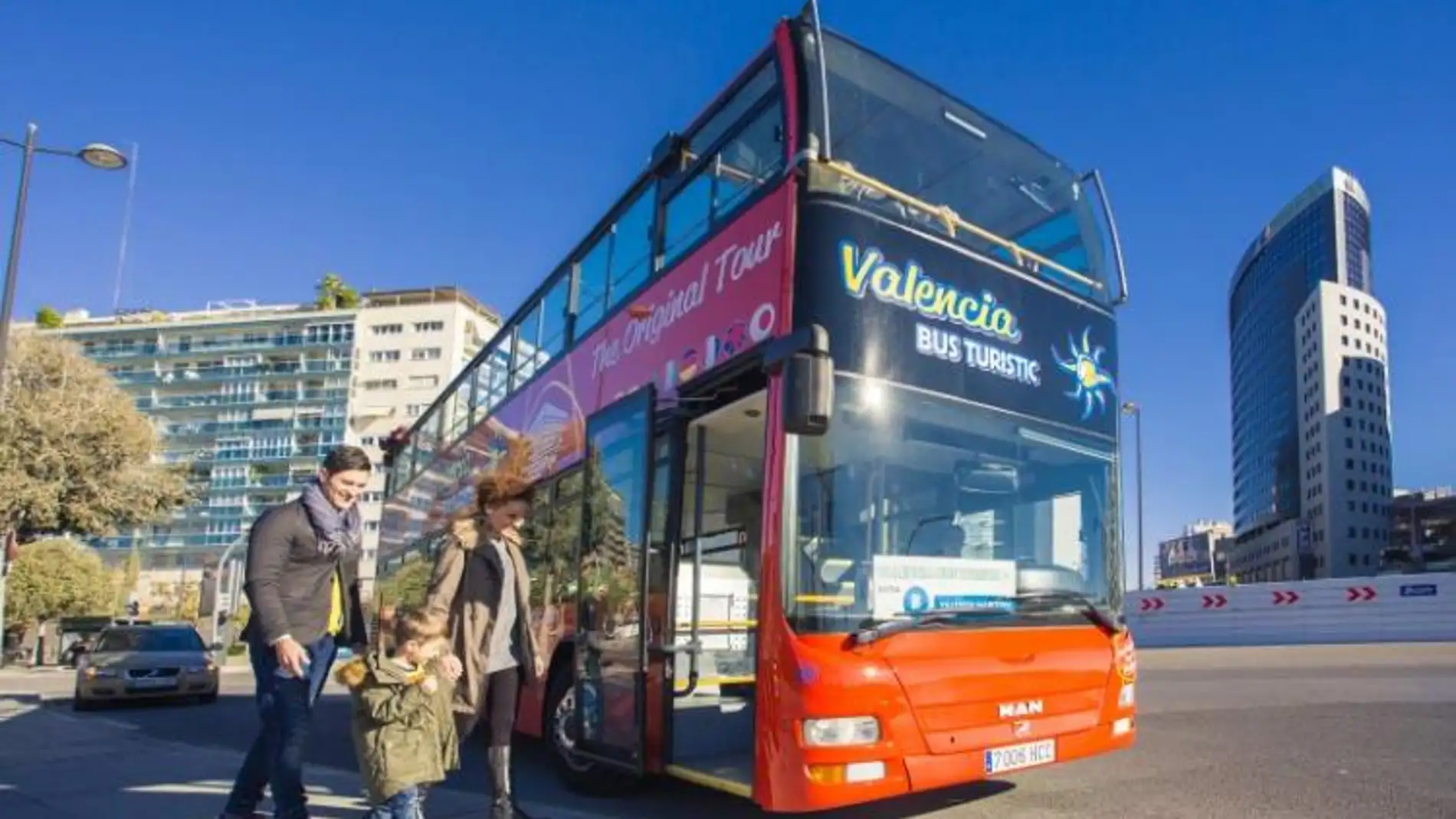 Vehículo del Bus Turístic de Grupo Transvía