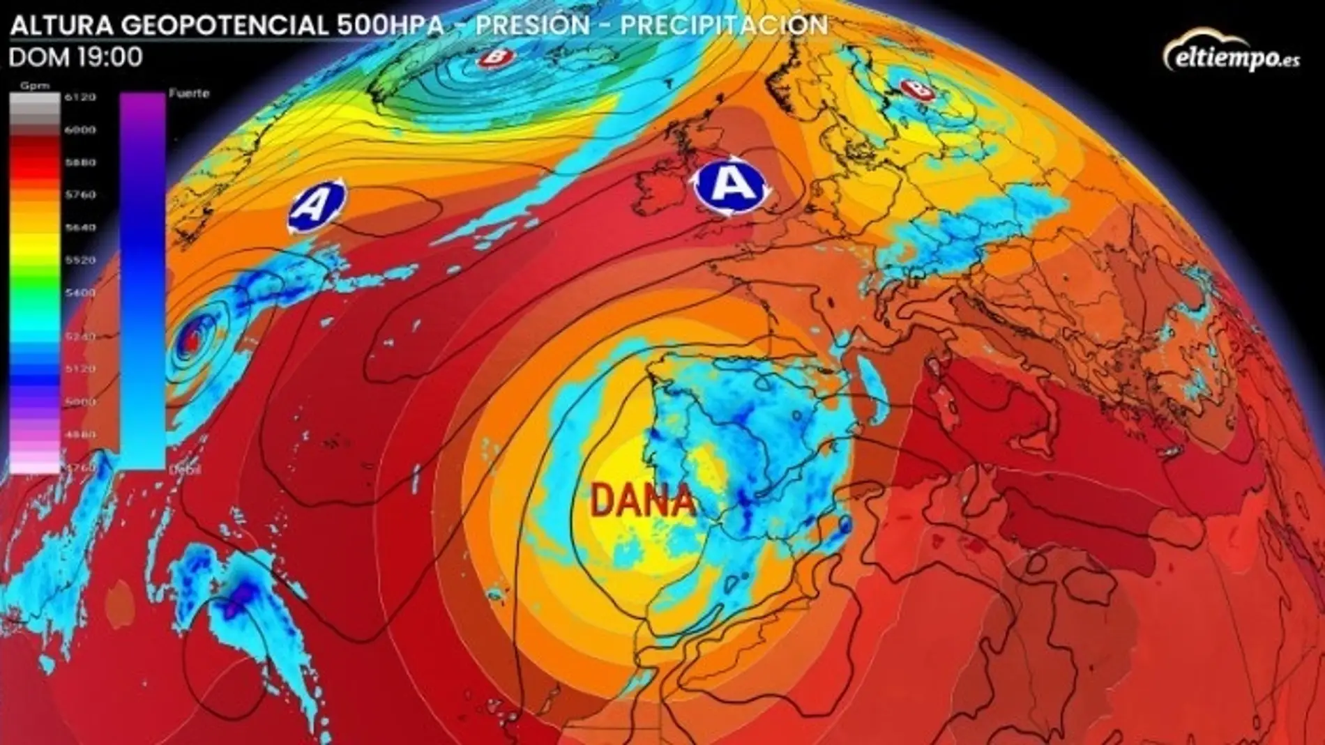 Cuándo llega la DANA y qué provincias serán las más afectadas