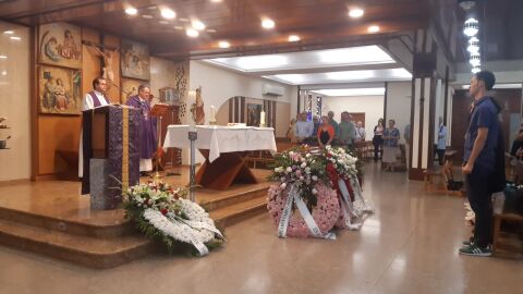 El funeral se ha celebrado en una abarrotada Iglesia de San Pablo