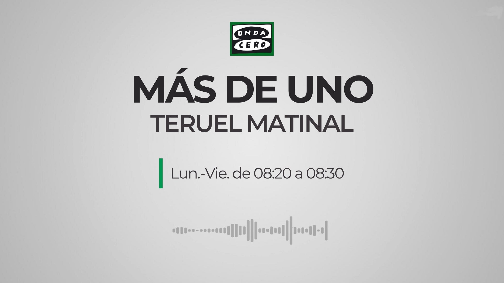 Más de uno Teruel matinal 22/08/2025 Más de uno Teruel matinal 22/08/2025