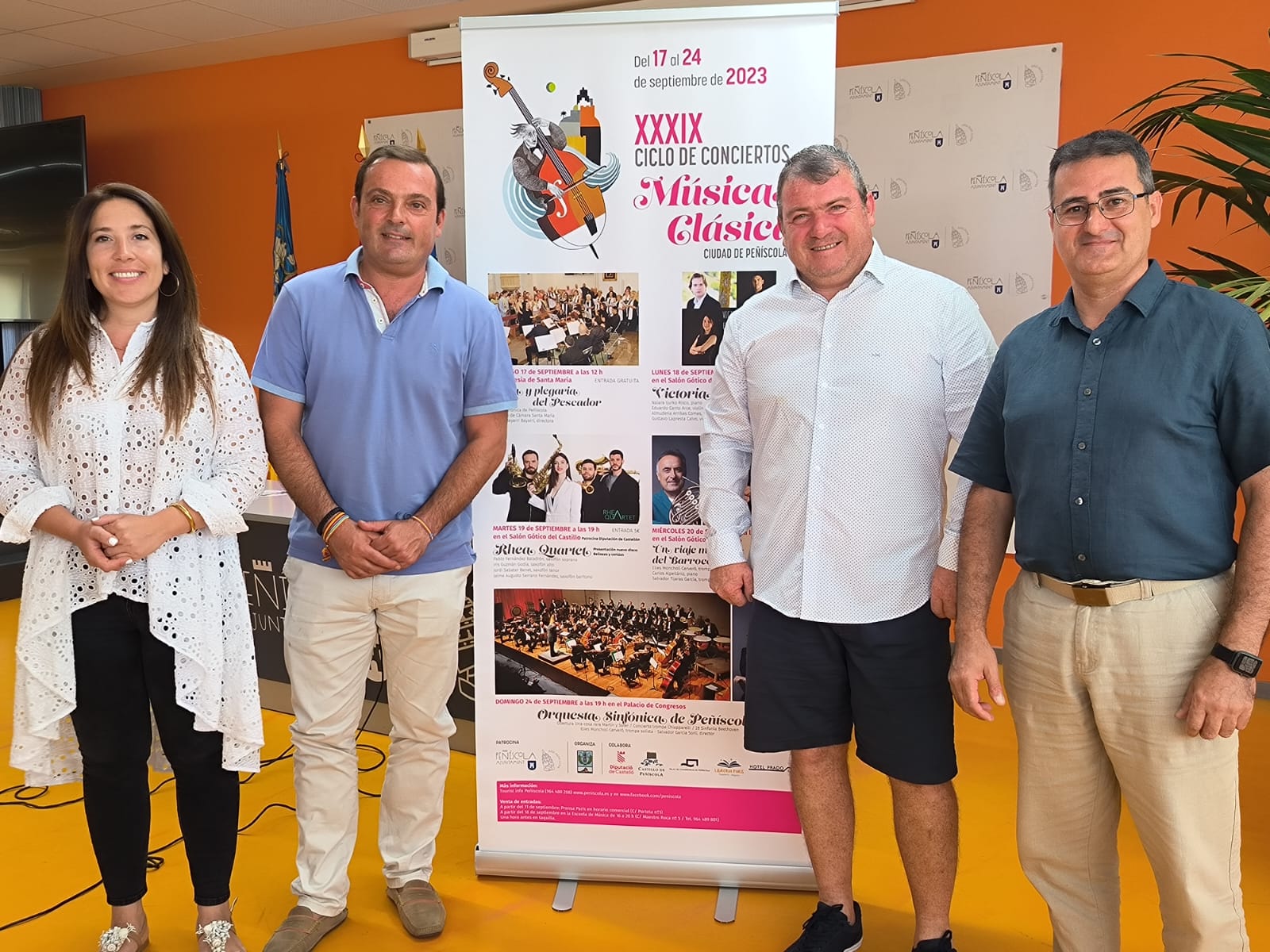 Peñíscola presenta el XXXIX Ciclo de Conciertos de Música Clásica Ciudad de Peñíscola Peñíscola presenta el XXXIX Ciclo de Conciertos de Música Clásica Ciudad de Peñíscola