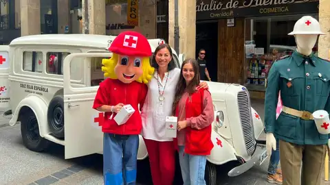 Cruz Roja en Palencia recauda más de 3400 euros en el Día de la Banderita .