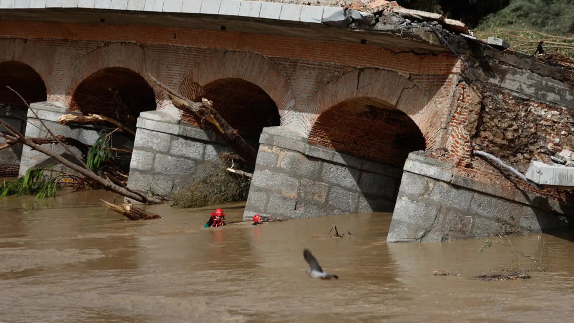 Cuántos litros de agua han caído en Madrid: los pueblos más afectados por la DANA