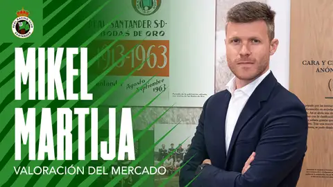 Mikel Martija - director deportivo del Racing Mikel Martija - director deportivo del Racing