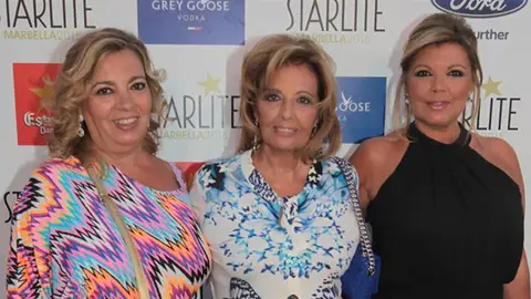 Imagen de archivo de María Teresa Campos y sus hijas disfrutando del verano en Marbella Imagen de archivo de María Teresa Campos y sus hijas disfrutando del verano en Marbella