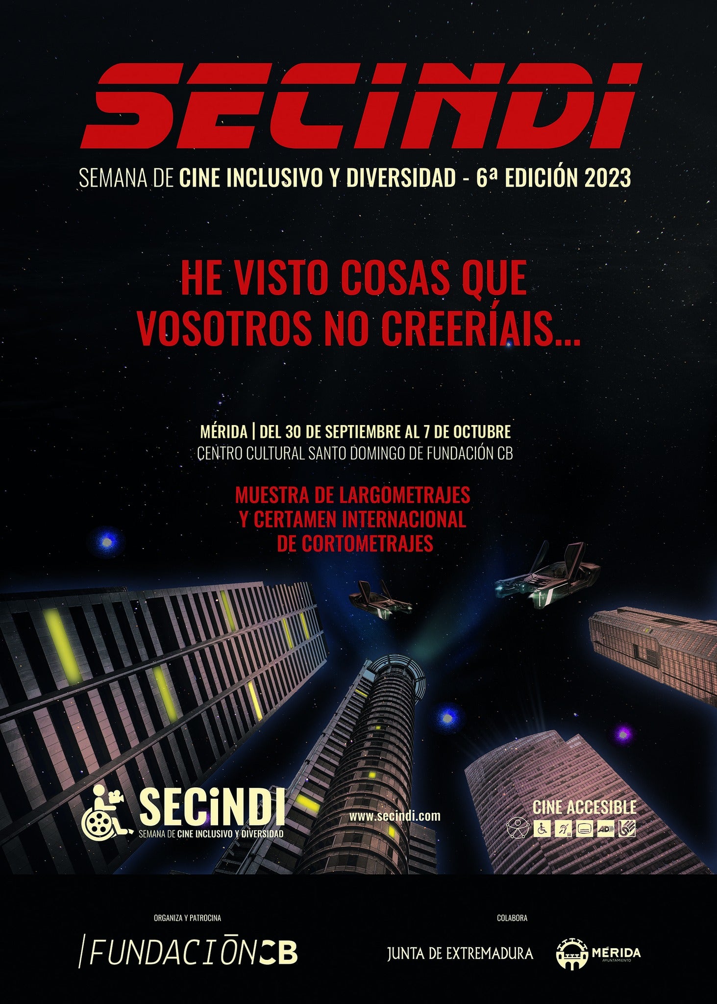 La Semana de Cine Inclusivo y Discapacidad de Mérida selecciona ocho cortometrajes para la sección oficial La Semana de Cine Inclusivo y Discapacidad de Mérida selecciona ocho cortometrajes para la sección oficial