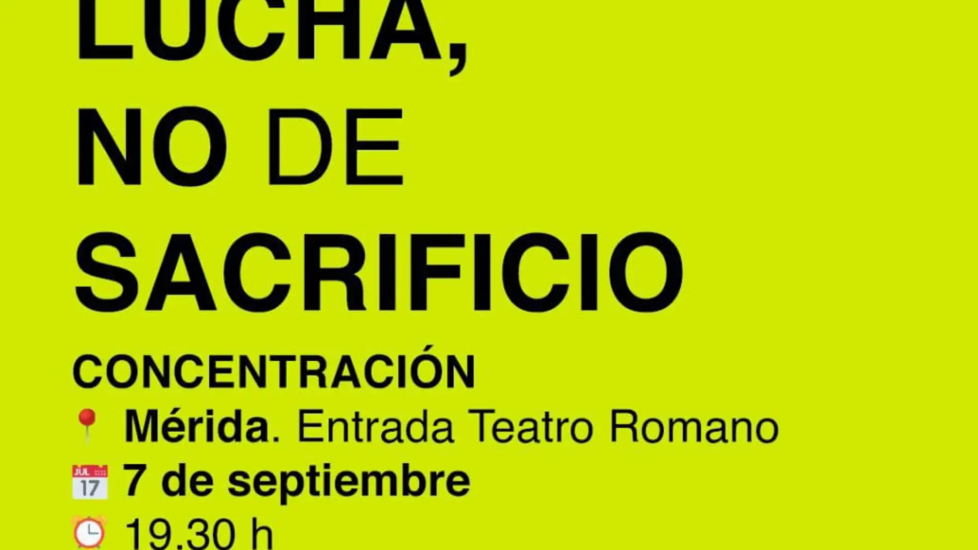 La Asociación 25 de Marzo se concentrará este jueves en Mérida para reivindicar su manifiesto por una Extremadura en lucha