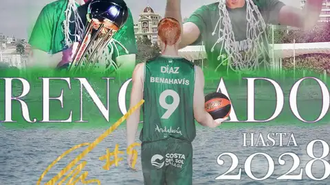 Alberto Díaz y Unicaja confirman su renovación Alberto Díaz y Unicaja confirman su renovación