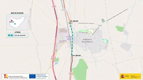 El Estado destina 1,7 millones para adecuar la travesía de la N-630 en Villafranca de los Barros El Estado destina 1,7 millones para adecuar la travesía de la N-630 en Villafranca de los Barros