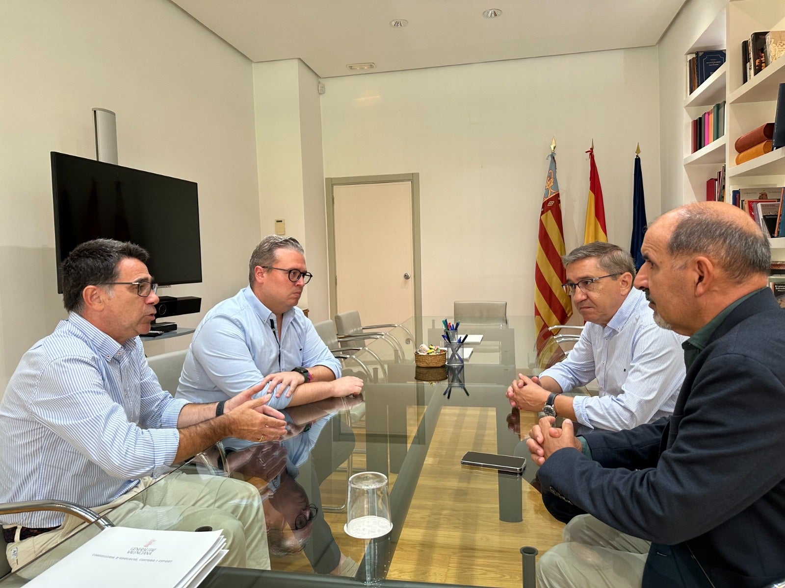 El alcalde de San Vicente pide al Conseller de Educación que impulse el Plan Edificant El alcalde de San Vicente pide al Conseller de Educación que impulse el Plan Edificant