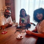 Con Javier Calleja y Alicia Gutiérrez Mármol, en Más de Uno Málaga