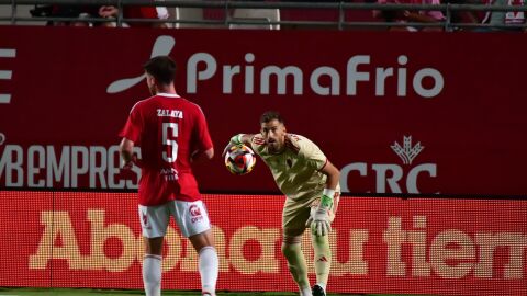 Manu García, portero del Real Murcia