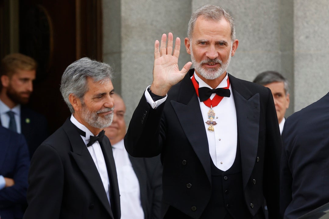 El rey abre el año judicial marcado por el debate de la ley de amnistía El rey abre el año judicial marcado por el debate de la ley de amnistía