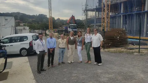 Visita a las obras de ampliación del Hospital de Cabueñes Hospital de Cabueñes de Gijón