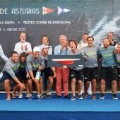 Entrega trofeos regata príncipe de Asturias Baiona