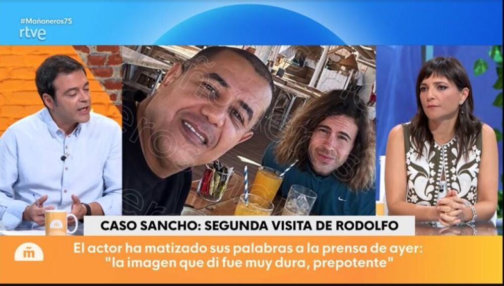 Captura del programa de TVE 'Mañaneros'