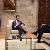 Reunió del President de la Generalitat i l'alcalde de Tarragona