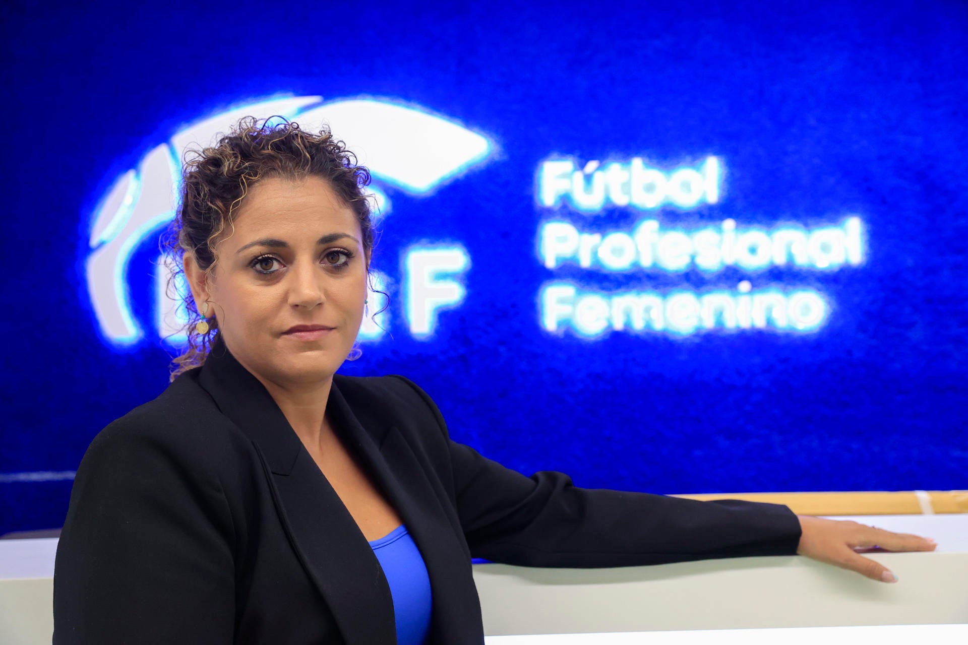 Beatriz Álvarez, presidenta de la Liga F: "Una huelga es dispararnos en un pie" Beatriz Álvarez, presidenta de la Liga F: "Una huelga es dispararnos en un pie"