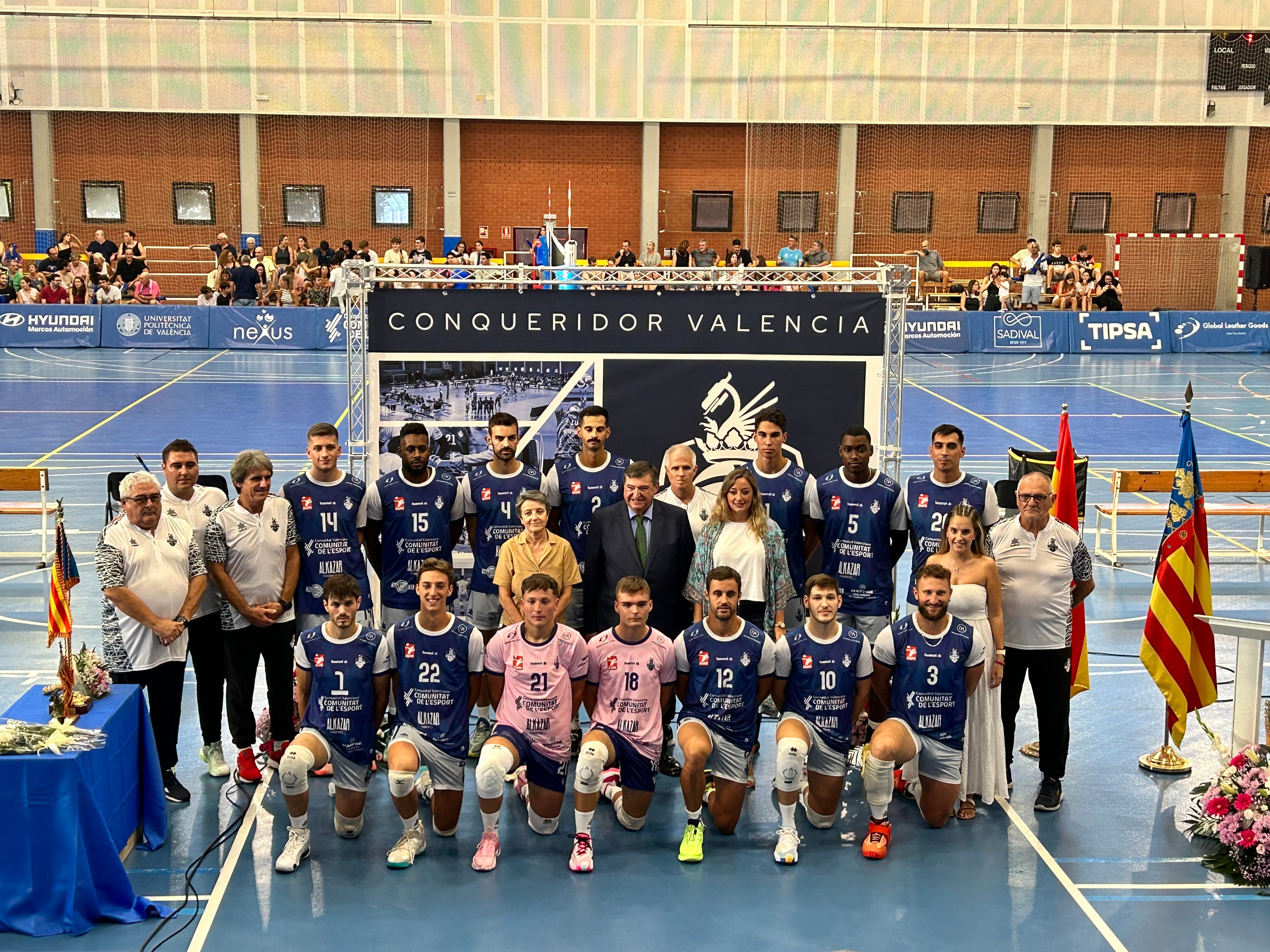 El UPV Leleman Conqueridor Valencia se presenta ante su afición El UPV Leleman Conqueridor Valencia se presenta ante su afición