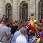 Manifestantes contra la amnistía interrumpen el minuto de silencio por las víctimas del terremoto de Marruecos