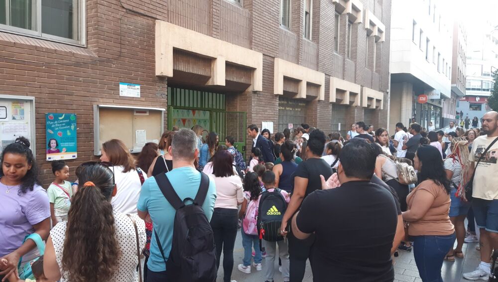 Inicio del curso escolar en un colegio de Ciudad Real