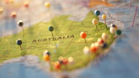 Mapa de Australia