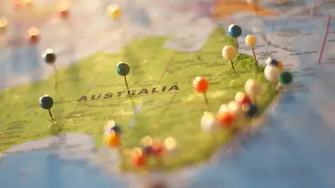 Mapa de Australia Mapa de Australia