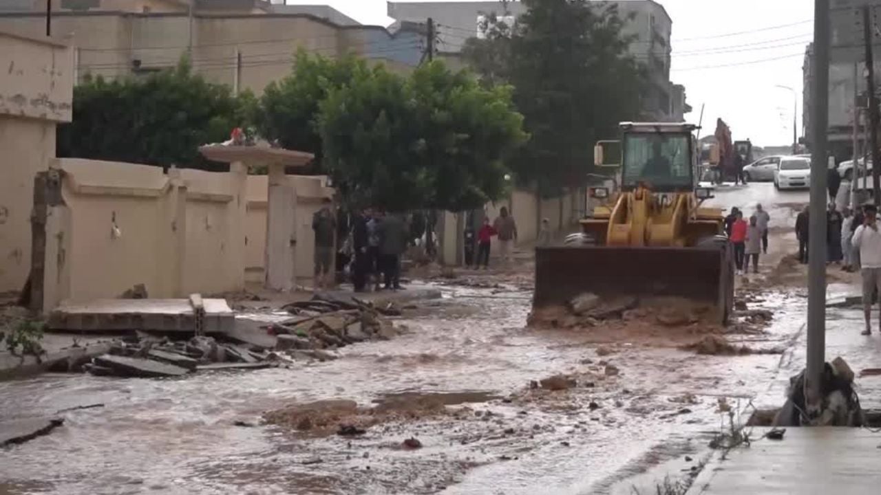 Libia pide ayuda internacional tras el paso de la tormenta Daniel Libia pide ayuda internacional tras el paso de la tormenta Daniel