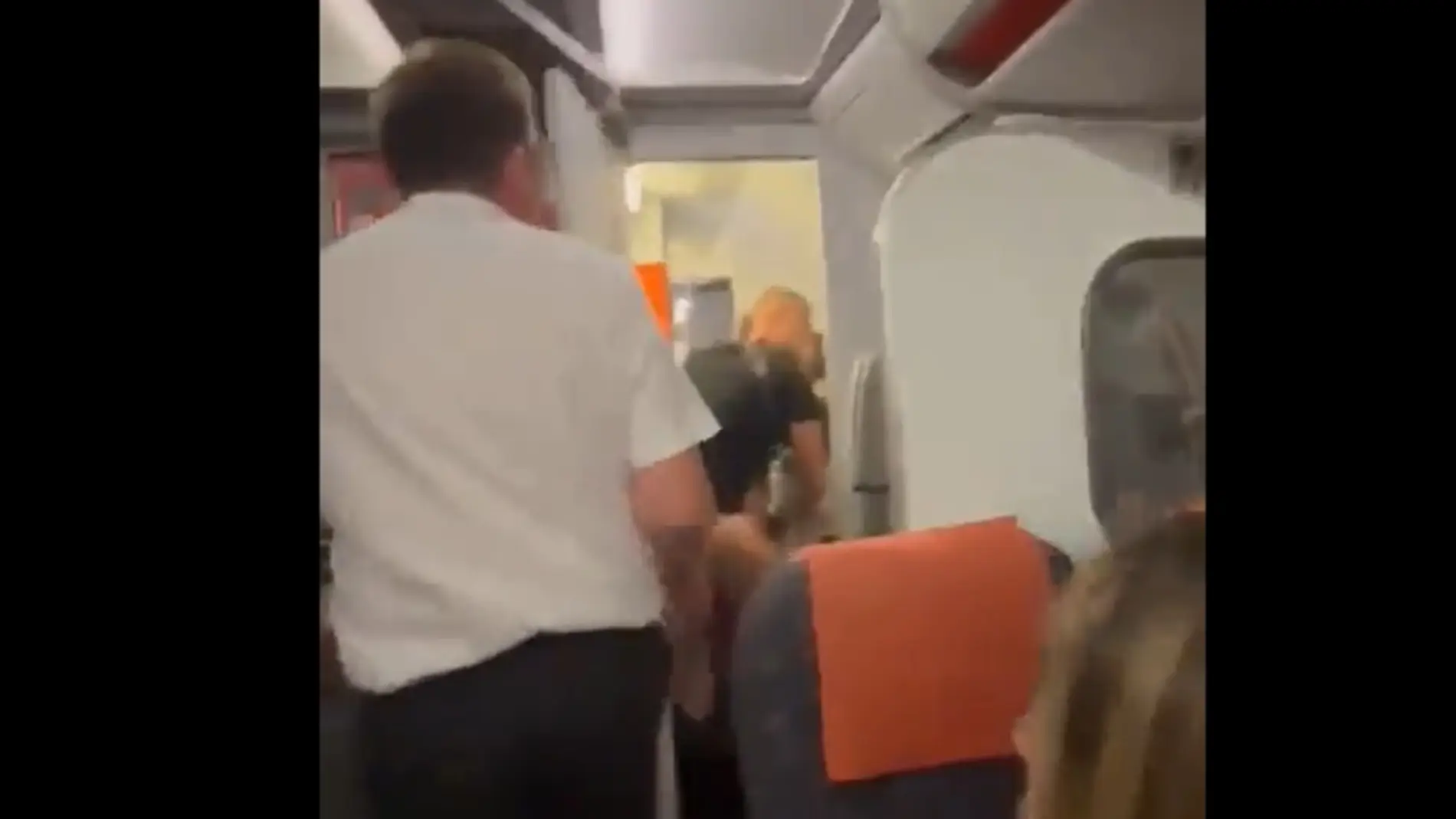 Una pareja detenida al aterrizar en Ibiza por practicar relaciones sexuales en el baño del avión