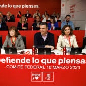 Imagen de archivo de una reunión del Comité Federal del PSOE. 