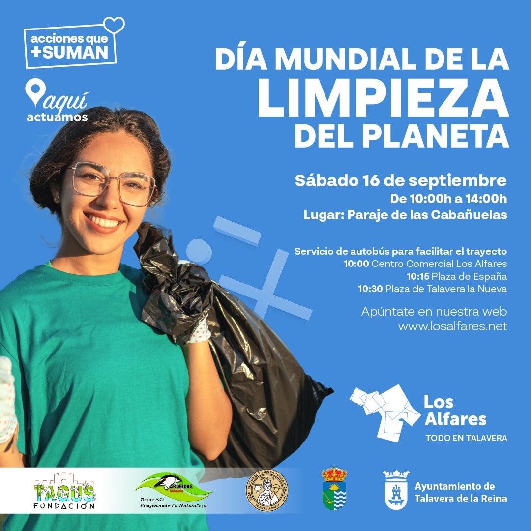 Participa en el World Cleanup Day de Los Alfares Participa en el World Cleanup Day de Los Alfares