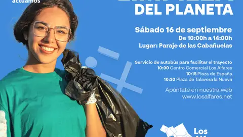 Participa en el World Cleanup Day de Los Alfares Participa en el World Cleanup Day de Los Alfares