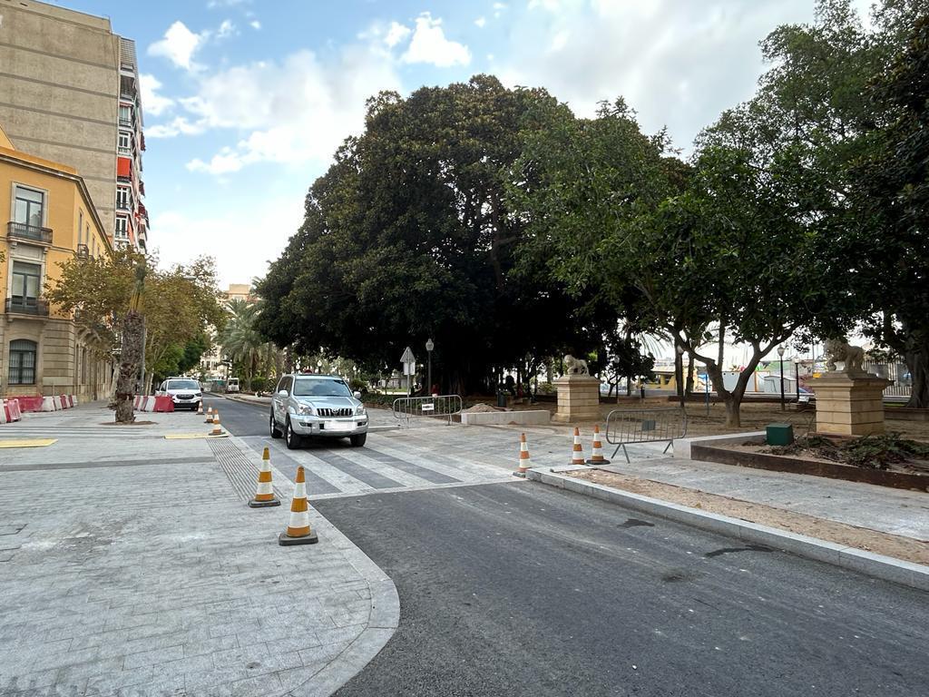 Ya se puede circular por la avenida de Ramón y Cajal de Alicante Ya se puede circular por la avenida de Ramón y Cajal de Alicante