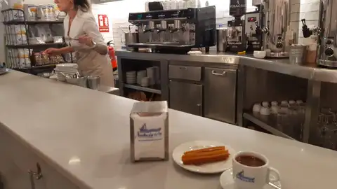 Bonilla a La Vista Día Mundial del chocolate.