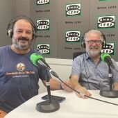 José Vera y Toni Rubio, miembros de la Asociación Casco Antiguo de la Vila Joiosa.