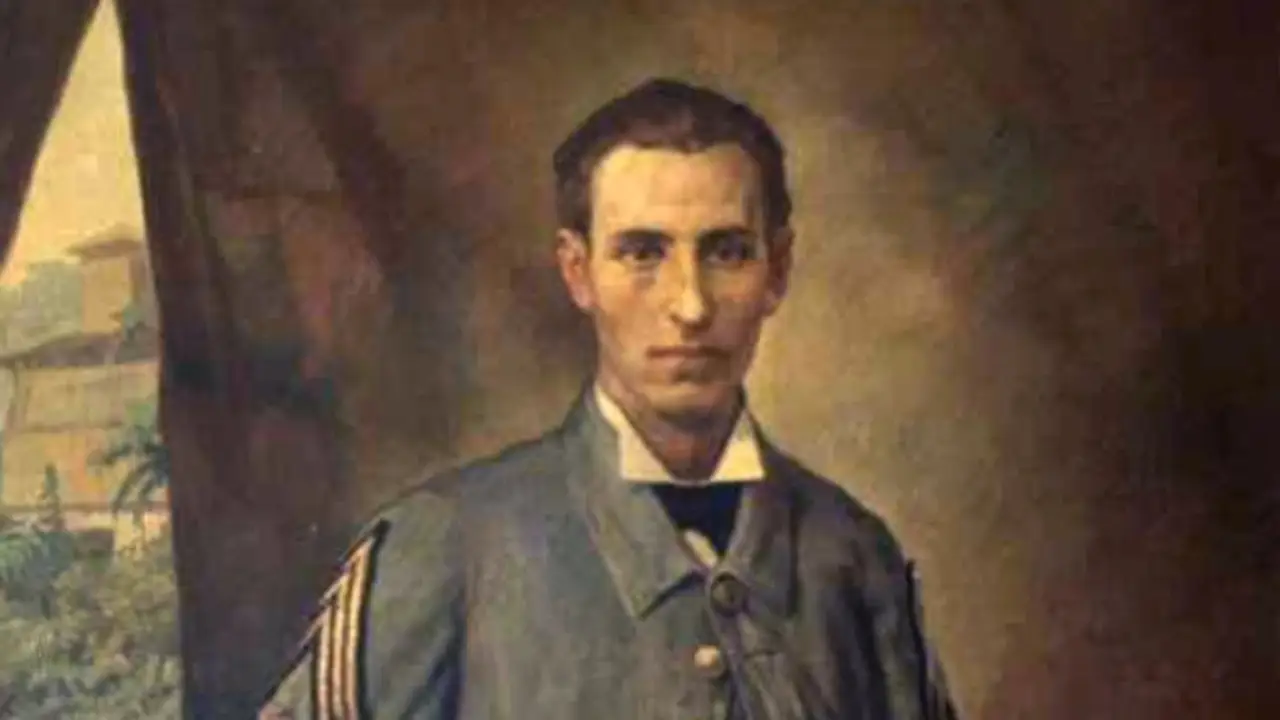 Retrato de Santiago Ramón y Cajal durante su paso por el Ejército Retrato de Santiago Ramón y Cajal durante su paso por el Ejército