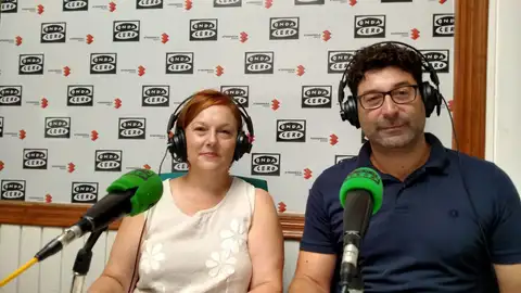 Teresa Martínez y juan Miguel Calderón, del I.E.S. Bernardo Balbuena Teresa Martínez y juan Miguel Calderón, del I.E.S. Bernardo Balbuena