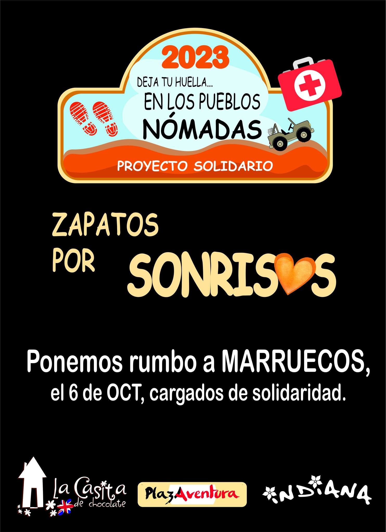 El proyecto "Deja tu huella en los pueblos nómadas" vuelve para llevar ayuda a Marruecos tras el terremoto El proyecto "Deja tu huella en los pueblos nómadas" vuelve para llevar ayuda a Marruecos tras el terremoto