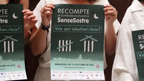Cartell del recompte de persones sense sostre Cartell del recompte de persones sense sostre