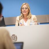 La consejera de Hacienda, Blanca Solans, ha presentado el proyecto de ordenanzas fiscales