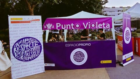 puntos violeta