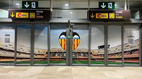 Lo primero que verán los pasajeros de avión al llegar al Valencia Lo primero que verán los pasajeros de avión al llegar al Valencia