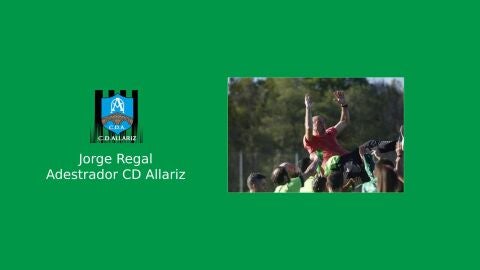 Jorge Regal adestrador de CD Allariz