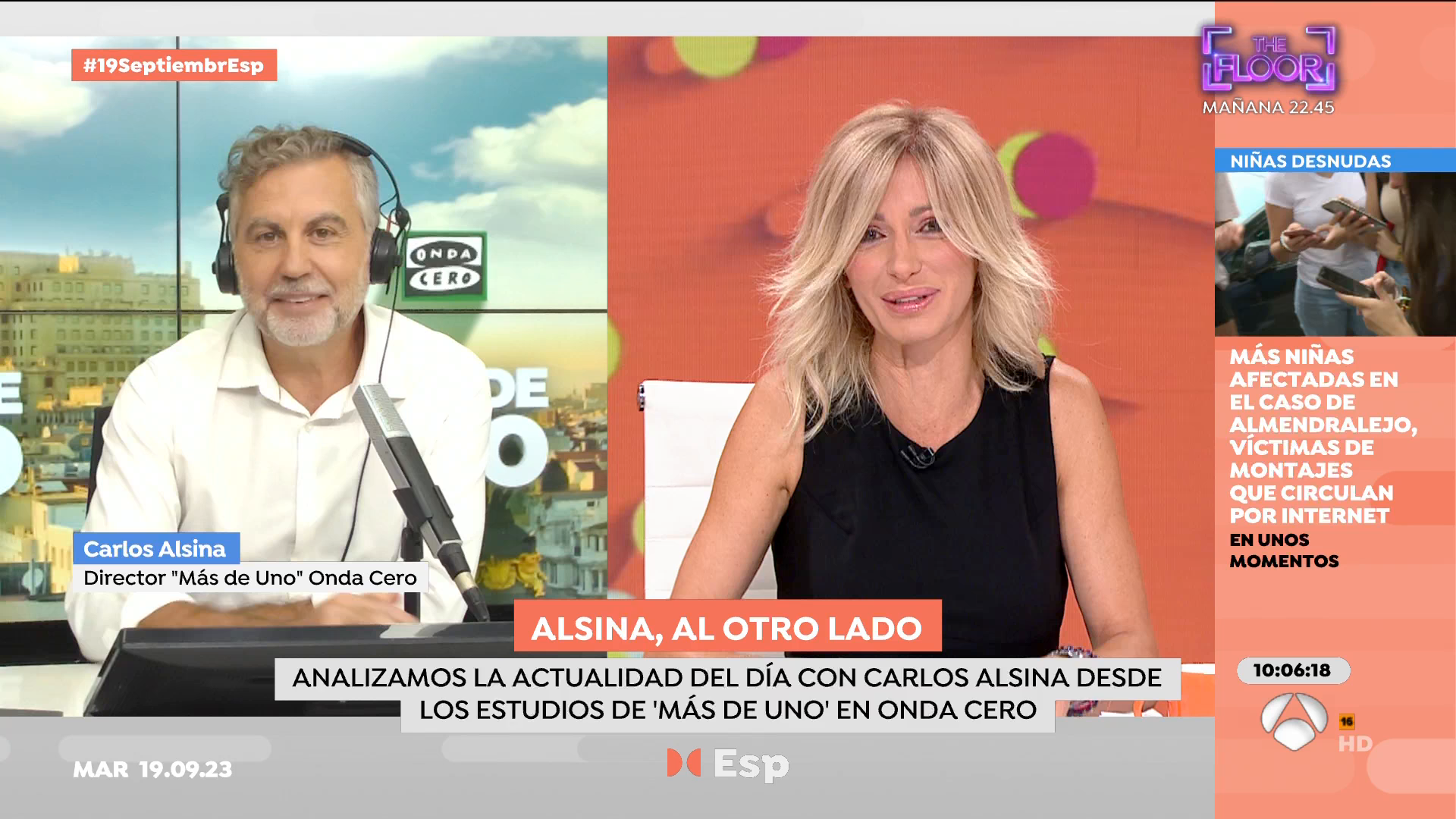 Alsina critica la ley de amnistía: "No estaríamos hablando de esto si no fuera por los siete votos" Alsina critica la ley de amnistía: "No estaríamos hablando de esto si no fuera por los siete votos"