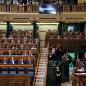 El diputado socialista José Ramón Gómez Besteiro interviene en el primer pleno del Congreso de la XV Legislatura