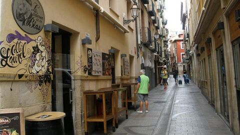 Imagen de la calle Laurel de Logro&ntilde;o