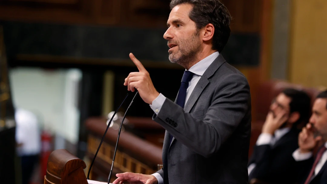 Borja Sémper (PP) en un momento de su intervención en el Congreso Borja Sémper (PP) en un momento de su intervención en el Congreso/ EFE/ Juan Carlos Hidalgo