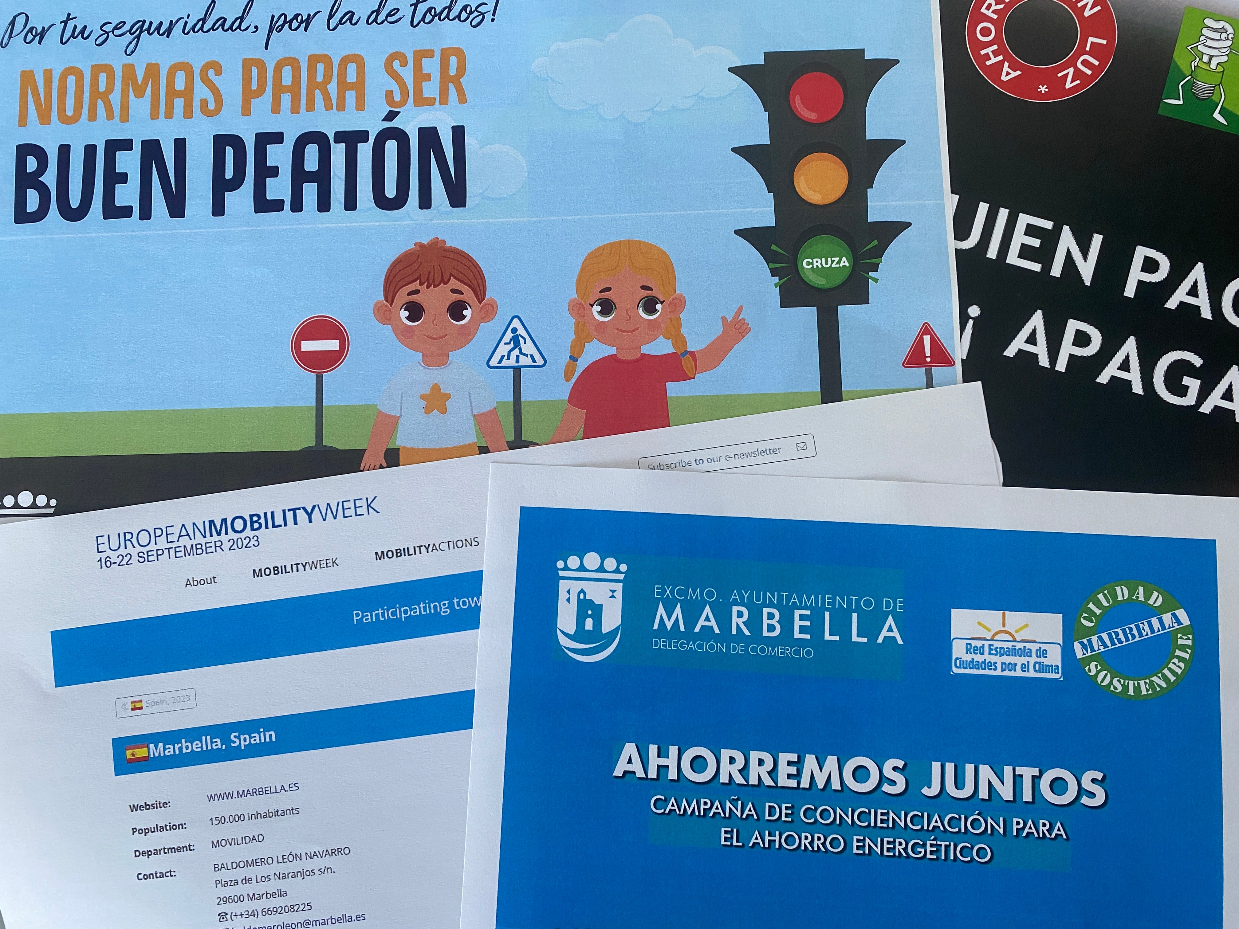 Seguridad vial y ahorro energético centran la Semana Europea de la Movilidad en Marbella Seguridad vial y ahorro energético centran la Semana Europea de la Movilidad en Marbella