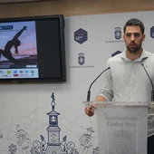 Pau Beltrán durante la presentación de la Semana Europea del Deporte Pau Beltrán durante la presentación de la Semana Europea del Deporte